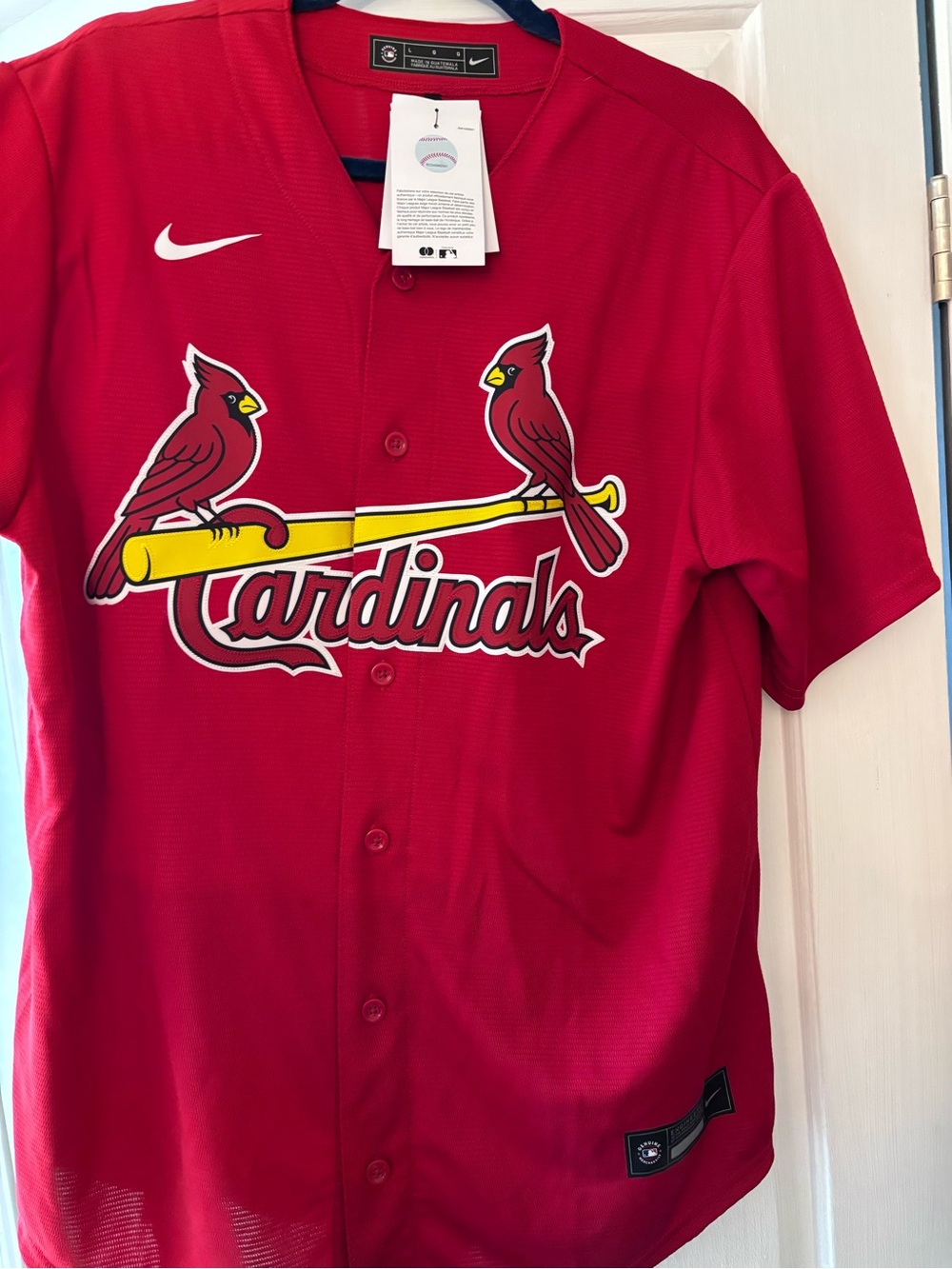 Nike St. Louis Cardinals Red Baseball Jersey